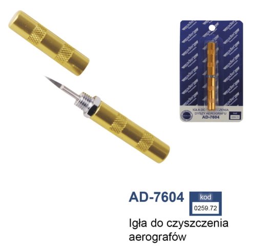 Przejdź do produktu ADLER AD-7604 - Igła do czyszczenia dysz aerografów