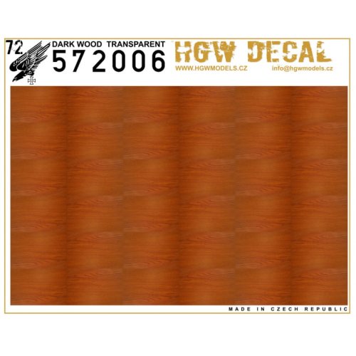 Przejdź do produktu HGW 572006 - 1:72 Dark Wood - Transparent