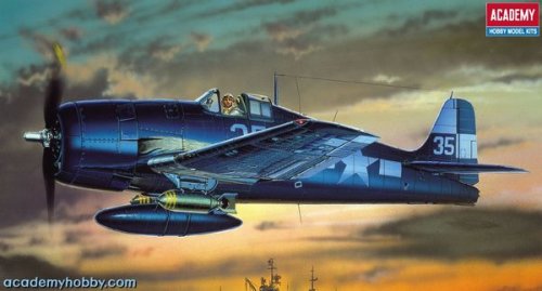 Przejdź do produktu ACADEMY 12481 - 1:72 Hellcat F6F-5