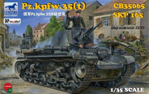Przejdź do produktu BRONCO CB 35065 - 1:35 German Pz.Kpfw.35(t) w/ interior