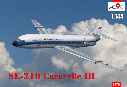 Przejdź do produktu AMODEL 1478 - 1:144 SE-210 Caravelle III