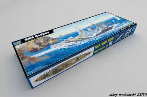 Przejdź do produktu TRUMPETER 03709 - 1:200 HMS Rodney