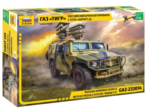 Przejdź do produktu ZVEZDA 3682 - 1:35 GAZ-233014 with AT missile system Kornet D