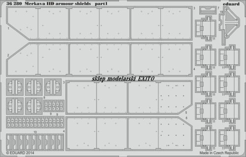 Przejdź do produktu EDUARD 36280 - 1:35 Merkava IID armour shields
