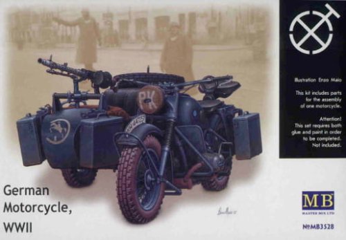 Przejdź do produktu MASTER BOX 3528 - 1:35 German motorcycle BMW R75 WWII