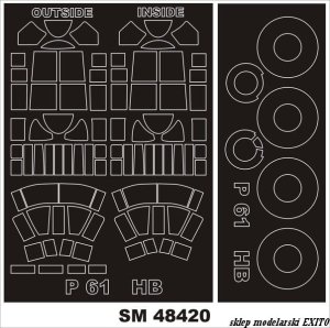 MONTEX SM48420 - 1:48 P-61 Black Widow