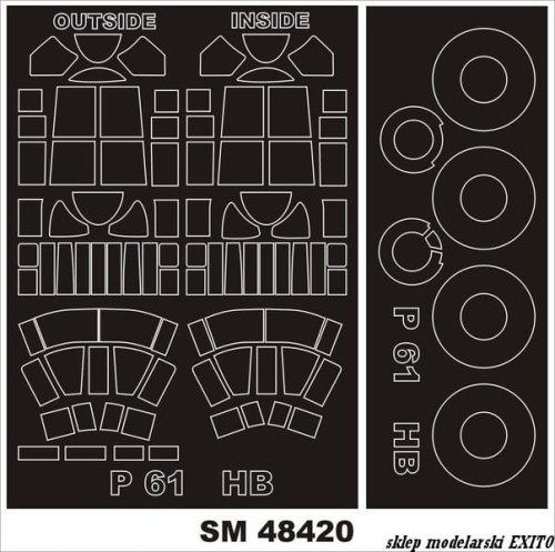 Przejdź do produktu MONTEX SM48420 - 1:48 P-61 Black Widow