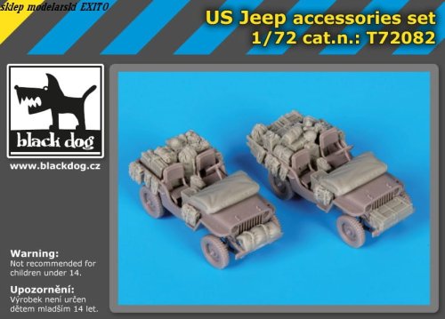 Przejdź do produktu BLACK DOG T72082 - 1:72 US Jeep accessories set