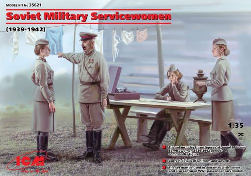 Przejdź do produktu ICM 35621 - 1:35 Soviet Military Serviswomen (1939-42)