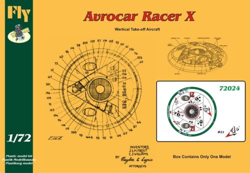 Przejdź do produktu FLY 72024 - 1:72 Avrocar Racer X 4