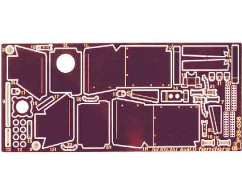 Przejdź do produktu PART P35038 - 1:35 Sd.Kfz. 251 Ausf.D fenders