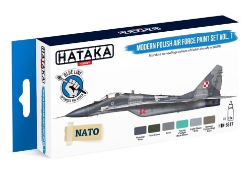 Przejdź do produktu HATAKA BS17 - Zestaw farb Modern Polish Air Force vol. 1