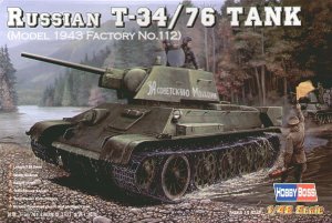 HOBBY BOSS 84808 - 1:48 Russian T-34/76 (model 1943 Factory No.112) Tank