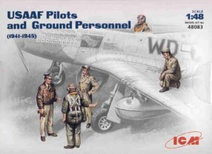 ICM 48083 - 1:48 USAAF Pilots and Ground Personnel (1941-1945)