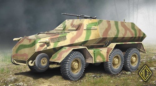 Przejdź do produktu ACE 72538 - 1:72 Leichter Radschlepper Laffly W15T
