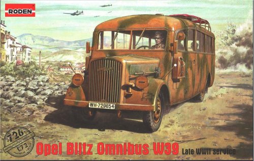 Przejdź do produktu RODEN 726 - 1:72 Opel Blitz Omnibus mod.W39