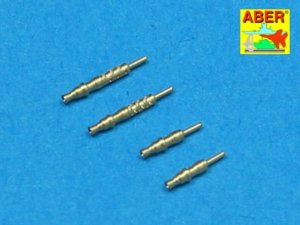 ABER A48003  - 1:48 Set of 4 barrels tips for German 7,92 mm MG 17 aircraft machine gun