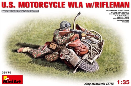 Przejdź do produktu MINIART 35179 - 1:35 U.S.Motorcycle WLA with Rifleman
