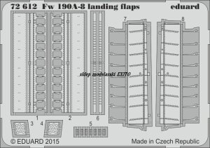 EDUARD 72612 - 1:72 Fw 190A-8 landing flaps