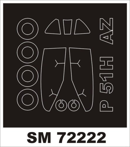 Przejdź do produktu MONTEX SM72222 - 1:72 P-51H Mustang