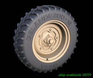 PANZERART 35266 - 1:35 Schwimmwagen offroad wheels