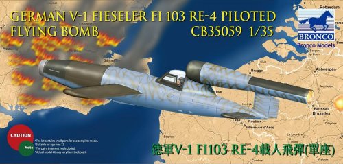 Przejdź do produktu BRONCO CB 35059 - 1:35 V-1 Fi103 Re 4 Piloted Flying Bomb