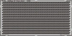 EDUARD 99025 - 1:350 Railings 45´ 2 bars short