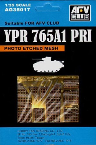 Przejdź do produktu AFV CLUB AG 35017 - 1:35 Photo Etched Mesh For YPR 765A1