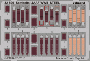 EDUARD 32890 - 1:32 Seatbelts IJAAF WWII - Steel