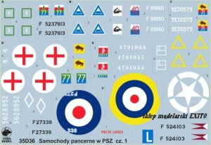 TORO MODEL 35D36 - 1:35 Samochody pancerne w PSZ cz.1