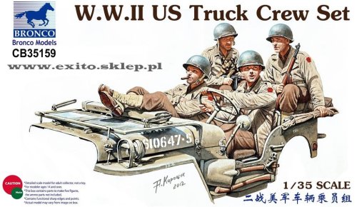 Przejdź do produktu BRONCO CB 35159 - 1:35 WWII US Truck Crew Set