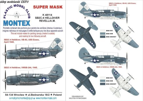 Przejdź do produktu MONTEX K48114 - 1:48 SB2C-4 Helldiver