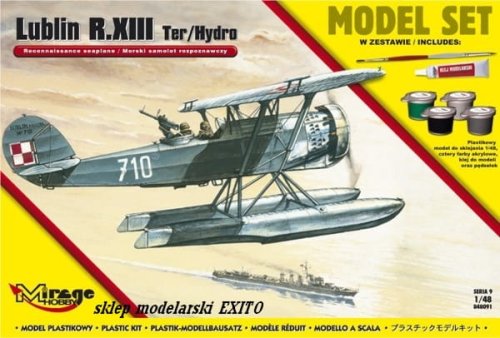 Przejdź do produktu MIRAGE 848091 - 1:48 Lublin R.XIII Ter / Hydro - Model Set
