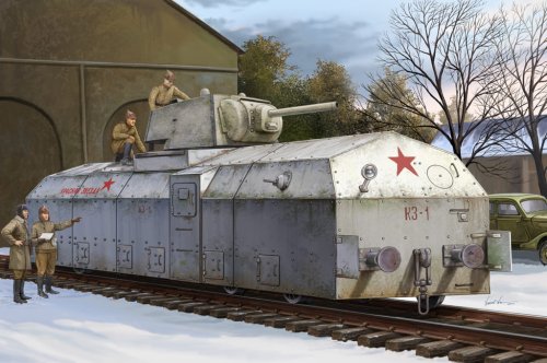 Przejdź do produktu HOBBY BOSS 82912 - 1:72 Krasnaja Zvezda - Soviet draisine (armoured train)