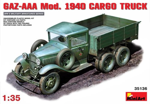 Przejdź do produktu MINIART 35136 - 1:35 GAZ-AAA. Mod.1940 Cargo Truck