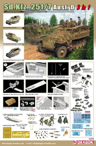 Przejdź do produktu DRAGON 6223 - 1:35 Sd.Kfz. 251/7 Ausf.D