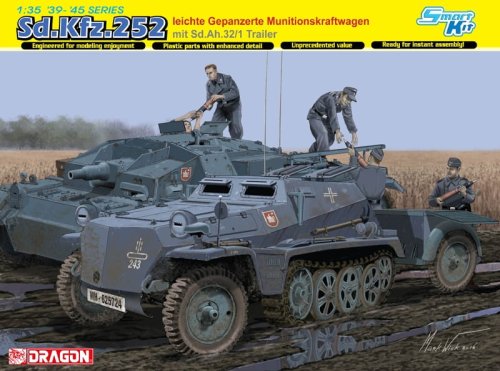 Przejdź do produktu DRAGON 6718 - 1:35 Sd.Kfz.252 leichte Gepanzerte Munitionskraftwagen mit Sd.Ah.32/1 Trailer