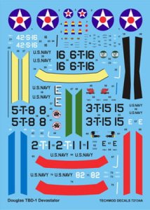 TECHMOD 72134 - 1:72 Douglas TBD-1 Devastator