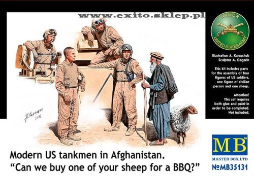 Przejdź do produktu MASTER BOX 35131 - 1:35 Modern US tankmen in Afghanistan