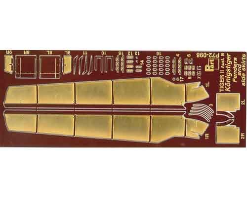 Przejdź do produktu PART P72098 - 1:72 Kingtiger Henschel turret - fenders