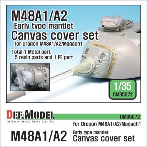 Przejdź do produktu DEF MODEL DM35072 - 1:35 US M48A1/A2 / IDF Magach 1 Early canvas cover set