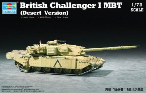 Przejdź do produktu TRUMPETER 07105 - 1:72 British Challenger I MBT Desert Version