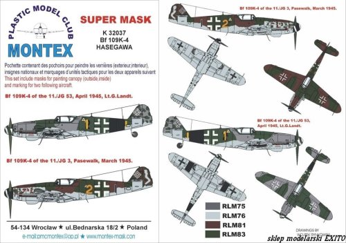 Przejdź do produktu MONTEX K32037 - 1:32 Bf-109 K-4