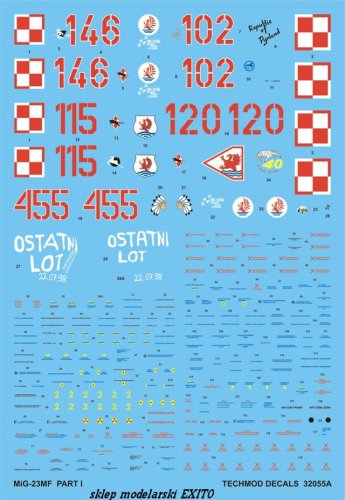 Przejdź do produktu TECHMOD 32055 - 1:32 MiG-23MF