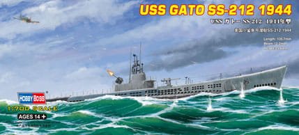 Przejdź do produktu HOBBY BOSS 87013 - 1:700 USS Gato SS-212 1944