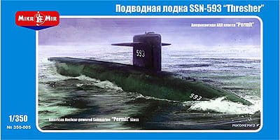 Przejdź do produktu MIKROMIR 350005 - 1:350 American nuclear submarine Permit class SSN-593 Thresher
