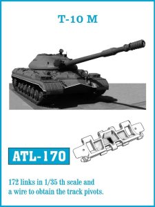 Friulmodel ATL-170 - 1:35 Metalowe gąsienice T-10 M