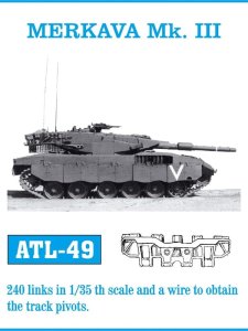 Friulmodel ATL-049 - 1:35 Metalowe gąsienice Merkava Mk.III