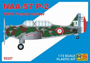 RS MODELS 92227 - 1:72 NAA-57 P-2 WWII French Trainer