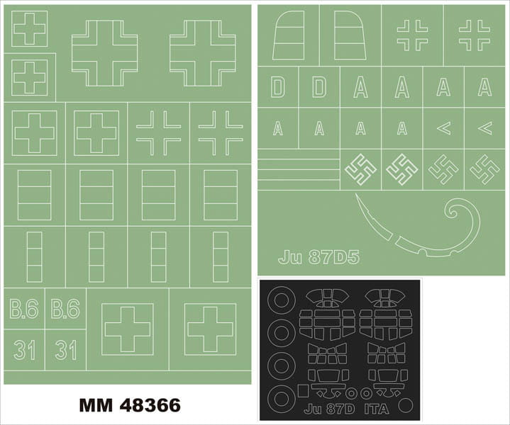 Przejdź do produktu MONTEX MM48366 - 1:48 Junkers Ju 87D-5